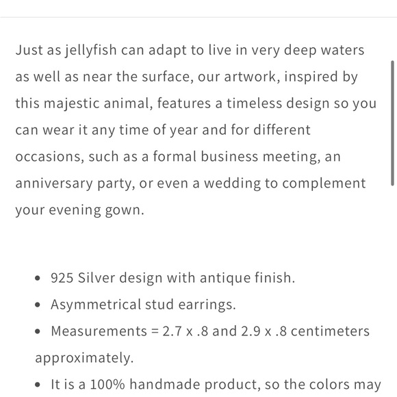 Jellyfish Earrings - Picture 3 of 5